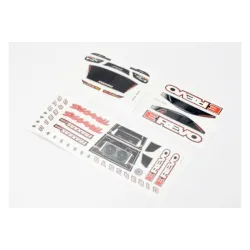 Decal sheets, 1/16 E-Revo, TRX7114