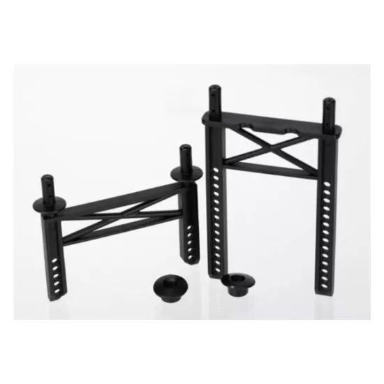 Body mounts, front & rear/ body washer, rear (2) (for 1/16 M