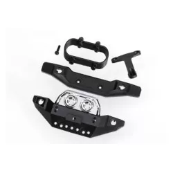 Bumper, front (1)/ rear (1)/ bumper mount, rear (1), TRX7235