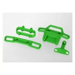 Bumper, front (1), rear (1)/ bumper support, front (1), rear