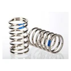 Spring, shock (nickel finish) (GTR) (2.925 rate, blue) (1 pa, TRX7245A