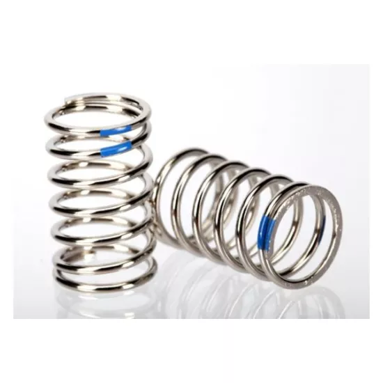Spring, shock (nickel finish) (GTR) (2.925 rate, blue) (1 pa, TRX7245A