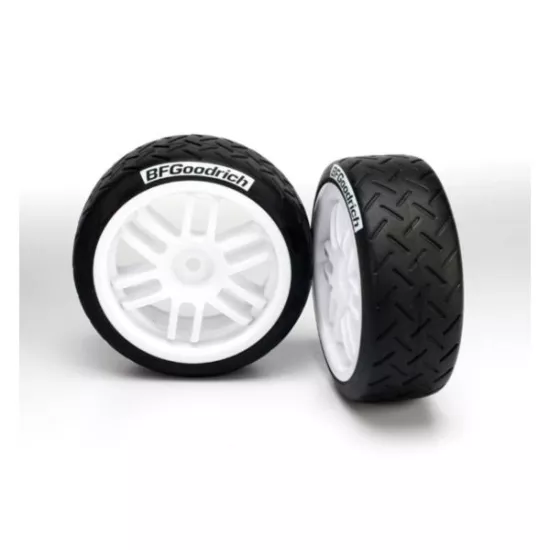 Tires and wheels, assembled, glued (Traxxas Rally wheels, BF, TRX7372
