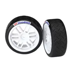 Tires and wheels, assembled, glued (Traxxas Rally wheels, BF