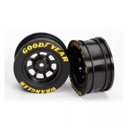 Wheels, 8-spoke (black) (2)
