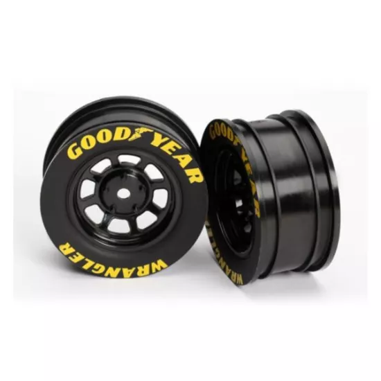 Wheels, 8-spoke (black) (2)