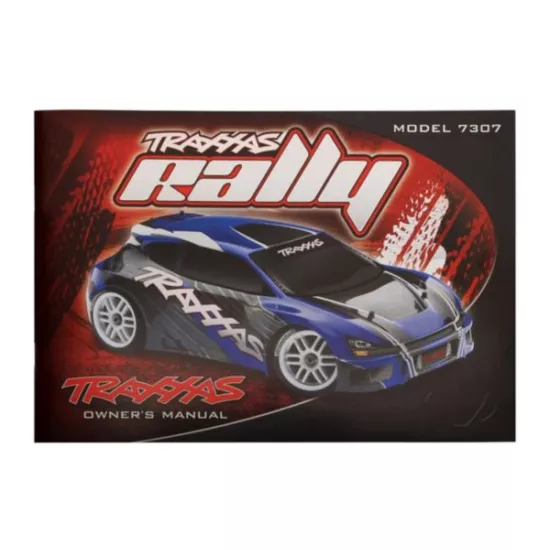 Owners manual, 1/16 Traxxas Rally