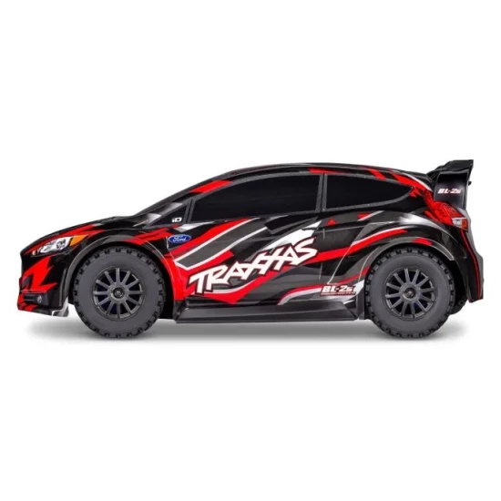 Traxxas Ford Fiesta ST Rally BL-2s - Rood