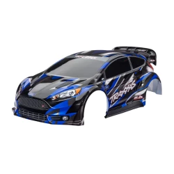 Body, Ford Fiesta ST Rally Brushless, blue painted, decals applied)