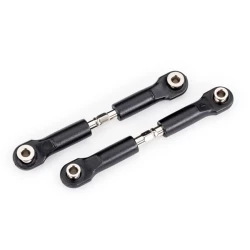 Turnbuckles, camber link, 49mm (63mm center to center) (assembled with rod ends and hollow balls) (1 left, 1 right)