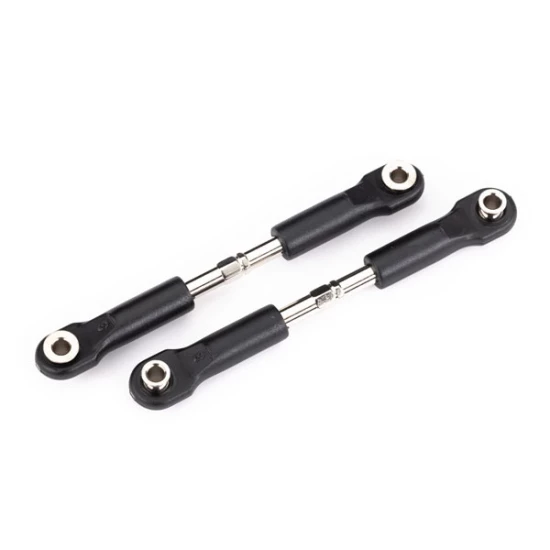 Turnbuckles, camber link, 49mm (73mm center to center) (assembled with rod ends and hollow balls) (1 left, 1 right)