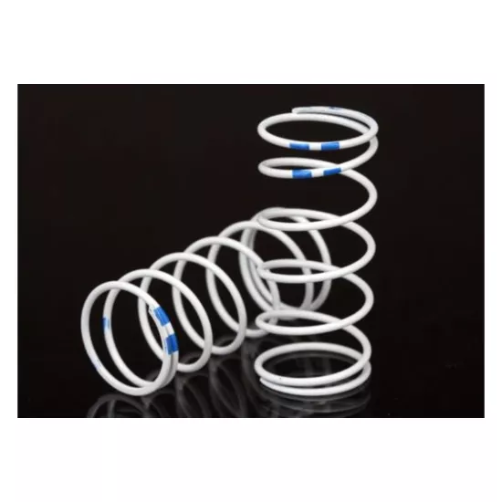 Spring, shock, white (GTR long) (0.892 rate blue) (1 pair)