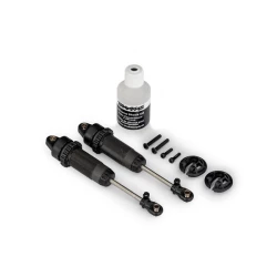 Shocks, GTR xx-long (gray) (assembled) (2) (without springs)