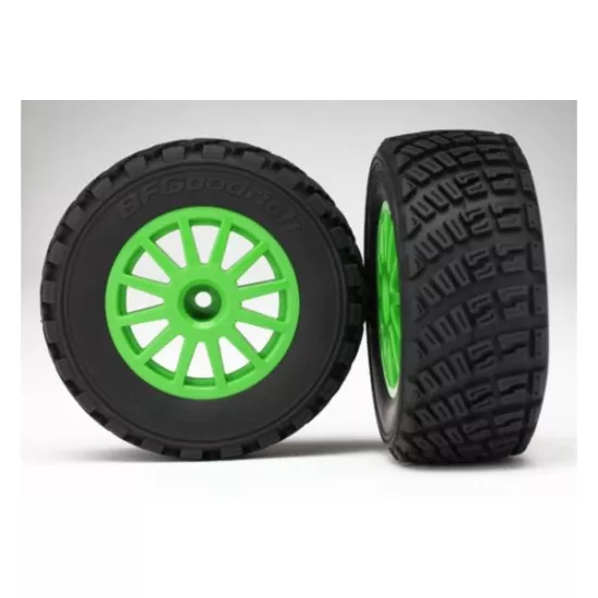 Tires & Wheels, Assembled, GluGreen wheels, BFGoodrich® Rall, TRX7473X