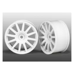 Wheels, 12-Spoke (White) (2) Wheels, 12-Sp