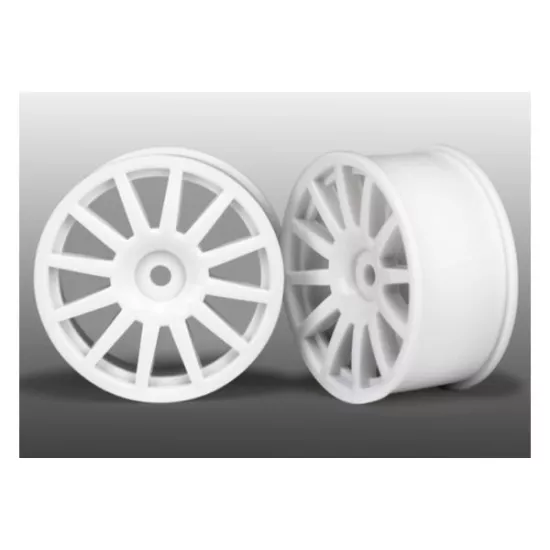 Wheels, 12-Spoke (White) (2) Wheels, 12-Sp