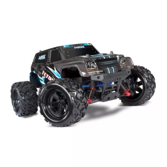 LaTrax Teton 1/18, brushed RTR zwart met accu en 12v lader