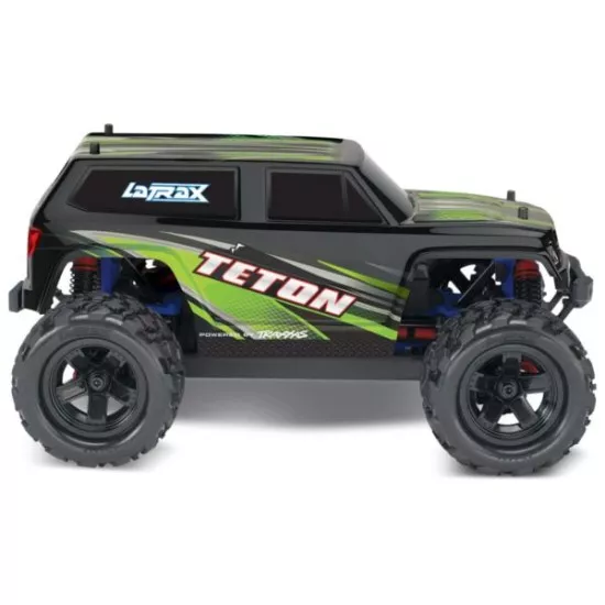 LaTrax Teton 1/18, brushed RTR groen met accu en 12v lader