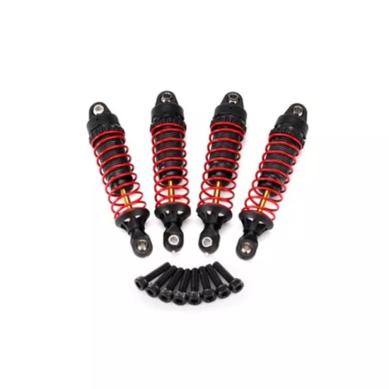 Shocks, GTR hard-anodized, PTF, TRX7665