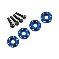Wheel nut washer, machined alu