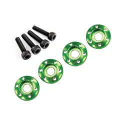 Wheel nut washer, machined alu