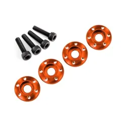 Wheel nut washer, machined aluOrange