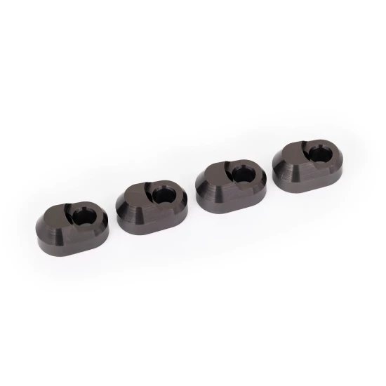Suspension pin retainer, 6061-t6 aluminum (gray-anodized) (4)