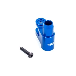 Servo horn, steering, 6061-T6 aluminum (blue-anodized)