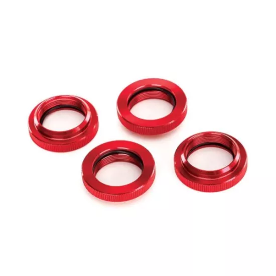 Spring retainer (adjuster) Red anodized aluminum, GTX shocks, TRX7767R