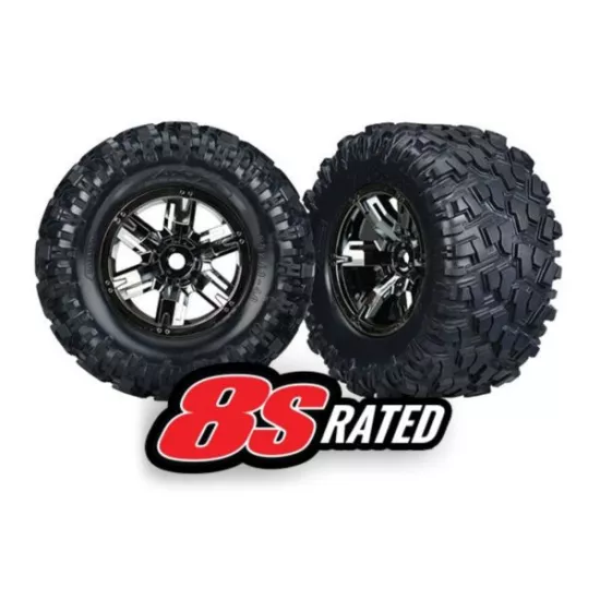 TIRES & WHEELS, X-MAXX BLACK CHROME