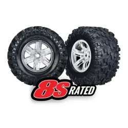 TIRES & WHEELS, X-MAXX SATIN CHROME, #TRX7772R