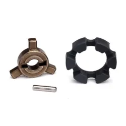 Cush drive key/ pin/ elastomer damper
