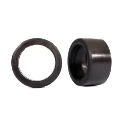 Tires, rubber (2) (fits Traxxas #7775X wheelie bar wheels)
