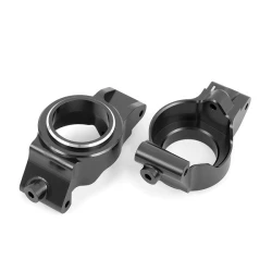 Caster blocks (c-hubs), 6061-t6 aluminum (gray-anodized), left & right