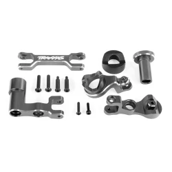 Steering bellcranks (left & right)/ draglink (6061-t6 aluminum, gray-anodized) (fits xrt)