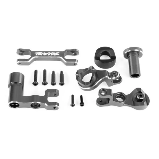 Steering bellcranks (left & right)/ draglink (6061-t6 aluminum, gray-anodized) (fits xrt)