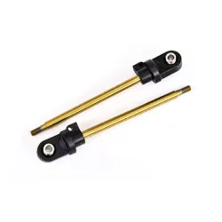 Shock shaft, 92mm (GTX) (TiN-coated) (2) (assembled with rod ends & hollow balls)