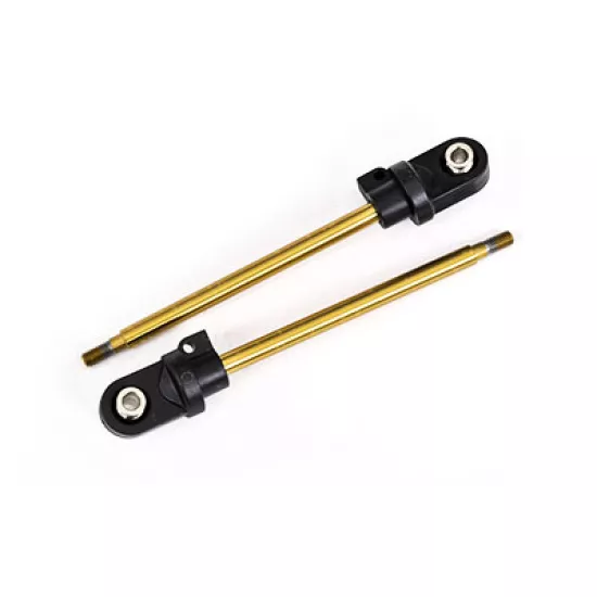 Shock shaft, 92mm (GTX) (TiN-coated) (2) (assembled with rod ends & hollow balls)