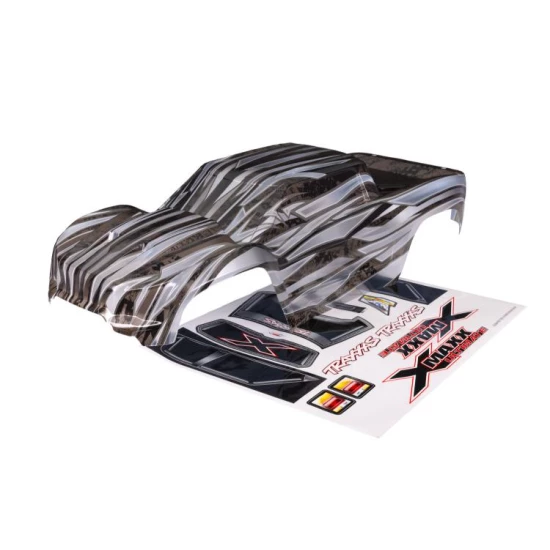 Body, X-Maxx Ultimate, ProGraphix (graphics are printed, requires paint & final color application)/ decal sheet