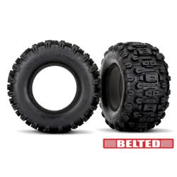 Tires, Sledgehammer (belted, dual profile (4.3' outer, 5.7' inner)) (left & right)/ foam inserts (2)