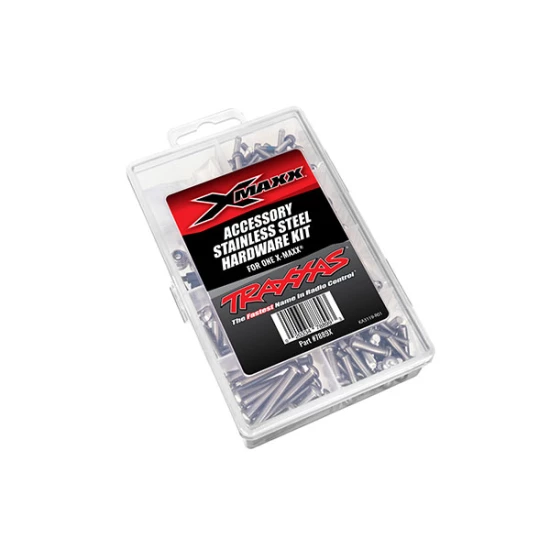 Hardware kit, stainless steel, X-Maxx (contains all stainless steel hardware used on X-Maxx)