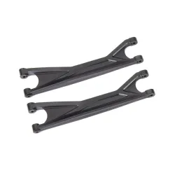 Suspension arms, upper, black (left or right, front or rear) (2) (for use with 7895 X-Maxx, WideMaxx, suspension kit)
