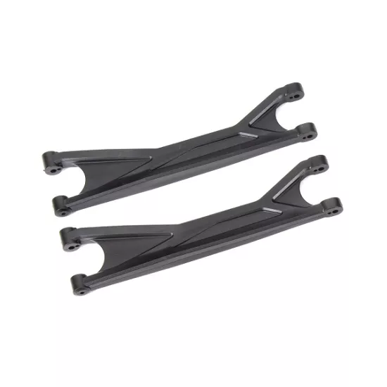 Suspension arms, upper, black (left or right, front or rear) (2) (for use with #7895 X-Maxx, WideMaxx, suspension kit)
