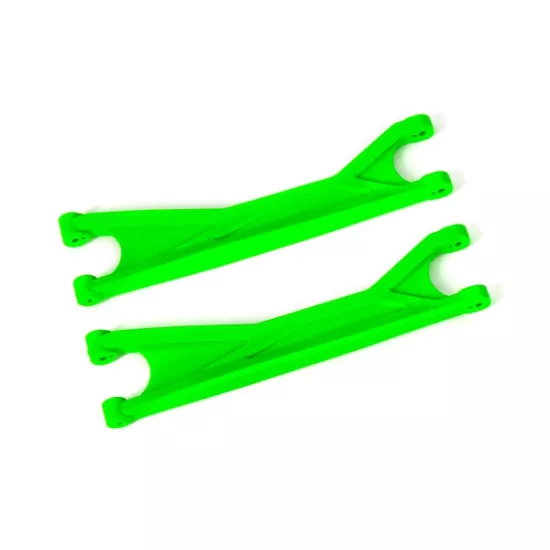 Suspension arms, upper, green (left or right, front or rear) (2) (for use with #7895 X-Maxx, WideMaxx, suspension kit)