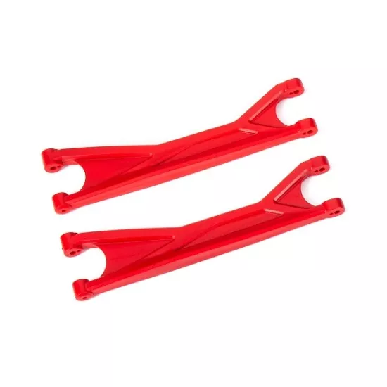 Suspension arms, upper, red (left or right, front or rear) (2) (for use with #7895 X-Maxx, WideMaxx, suspension kit)