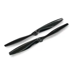 Rotor blade set, black (2) (with screws), TRX7926