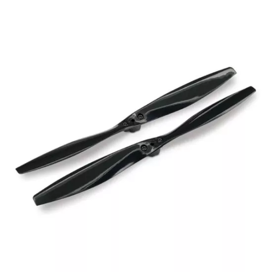 Rotor blade set, black (2) (with screws), TRX7926