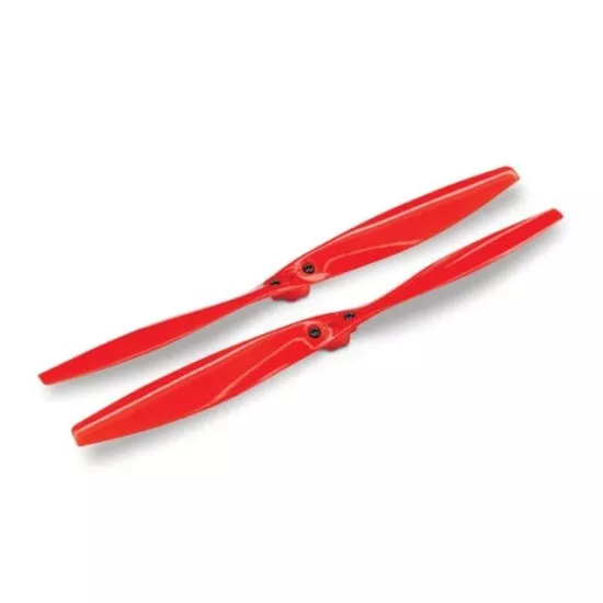 Rotor blade set, red (2) (with screws), TRX7928