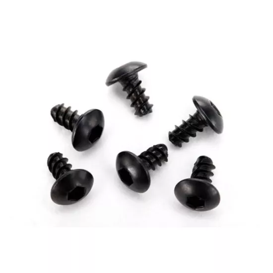 Screws, 2.6x5mm button-head machine (hex drive) (6)