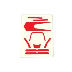 Decals, high visibility, red, TRX7980